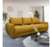 Three Seater Sofa Bed With Storage Logo 3 Mustard