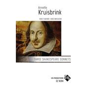 Three Shakespeare Sonnets. Vocal And Guitar. Book and Part(s)