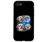 Three Shih Tzu Howling At The Moon Weird Meme Shih Tzu Case for iPhone SE (2020) / 7/8