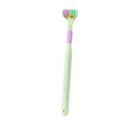 Three Sided Toothbrush 3 Sided Autisms Sensory Toothbrush Hree Bristles Tooth Cleaning Extra Soft Toothbrushes Three Bristle Travel Toothbrush For Adult Kid Teeth Care And Gum Care Cleaning Each Tooth