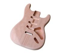 Three-single Body Guitar Barrel Wood Color Electric Guitar Body Matte Electric Guitar Assembly DIY Instrument Accessories