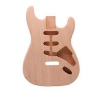 Three Single Body One Piece Solid Wood Color Electric Guitar Body Barrel Assembly Musical Instrument DIY Accessories Modification