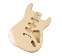Three Single Poplar Electric Guitar Body Yellow Glossy Guitar Modified DIY Accessories Professional Piano Barrel