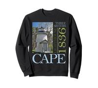 Three Sisters Lighthouse Cape Cod Massachusetts 1836 Design Sweatshirt