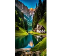 Three Sisters Mountains Jigsaw Puzzle for Adults - 19736 - Every Piece is Unique_1000pcs