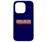 Three Sisters Oregon Retro Graphic - Three Sisters OR Case for iPhone 15 Pro