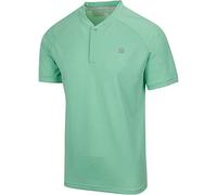 Three Sixty Six Collarless Golf Shirts for Men - Men’s Casual Dry Fit Short Sleeve Polo, Lightweight and Breathable Mint
