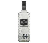 THREE SIXTY VODKA ORIGINAL | 70cl | 37.5% ABV | Premium Vodka | Diamond Filtered Vodka from Germany | Extremely Smooth | Unique Faceted-Cut Bottle | Enjoy Neat as a Shot or Mixed in Cocktails