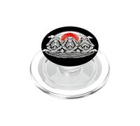 Three Skeleton Monkeys Memento Mori No Evil Japanese Monkey PopSockets PopGrip for MagSafe