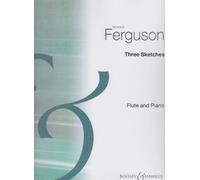 Three Sketches for Flute (or Treble Recorder) and Piano. [Score and part.]