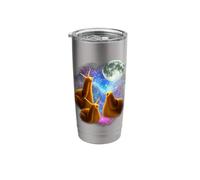 Three Snail Moon | 3 Mollusks Howling Weird Cursed Stainless Steel Insulated Tumbler