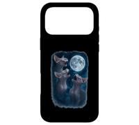 Three Sphynx Cats Howling At The Moon 3 Sphynx Moon Case for iPhone 17 Pro Max