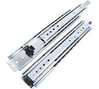 Three-Stage Drawer Runners 485-pound Load Capacity Suitable for Cabinets and Furniture(2 Pair)