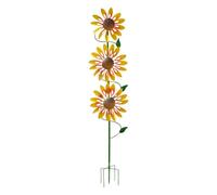 Three-Story Windmill for Yard, 48 inch Wind Catchers 3D Wind Spinner, Metal Windmill Spinner Decor Gifts for Family Friends