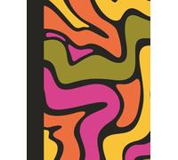 Three-Subject Colorful Black Notebook