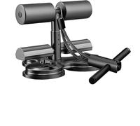 Three suction cup sit-up aid,ab Trainer,Three Levels of Height Adjustment,Portable Abdominal Curl Assist Reinforced Sit-up Bar,for Home & Gym