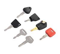 Three T FSFY Ignition Starter Switch Key, 7PC Ignition Key Heavy Equipment Accessories for, for Hitachi Excavators, for Case excavator Models 1650 & 1850K