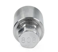 Three T Lirun Car Locking Scoket Adaptor Wheel Nut Screw Lug Removal Key Tool 808 1pc For Jeep Renegade Wrangler Cherokee For Dodge Journey 2016-2020 Metal Sliver(Lock Bolt Inner Diameter:29mm)
