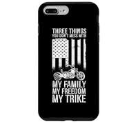 Three Things You Don't Mess With My Family Freedom My Trike Case for iPhone 7 Plus/8 Plus