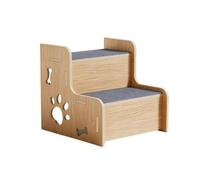 Three-Tier Cat Climber, Solid-wood Pet Staircase 2 Steps Small Size, 31.6 X 30 X 30 Cm