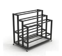 Three-Tier Holder nizer Rack - 12/18/24 CompartmentsSturdy Storage Solution (80x43x72 cm) Ideal for HomeOfficeKitchen & Craft Supplies