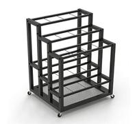 Three-Tier Holder nizer Rack with 12/18/24 CompartmentsFunctional Storage Solution for Home and OfficeSpace-Saving Design (55x43x72 cm)