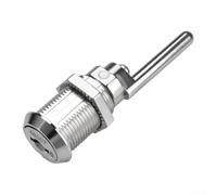 Three Tier Management Zinc Alloy Lock Cylinder For File Cabinet Drawer Security Device With Quick Core Replacement Feature Silver Color Folding Key Design Office For Access Control System(0714-25)