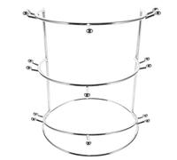 Three-tier Metal Crown Headband Holder Display Stand for Organizing Jewelry and Showing Crowns on Dressing Table for Ladies
