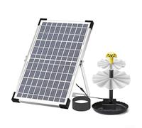 Three Tier Solar Bird Bath Fountain for Garden with Flexible Installation Options