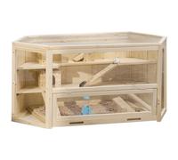 Outsunny Wooden Cold Framed Greenhouse - Grey