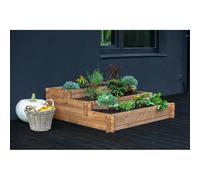Three Tiered Planter - Brown by EKJU