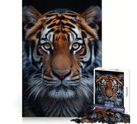 Three Tigers 1000 Piece Jigsaw Puzzles for Teenagers Logic Sense Toy Peaceful Fun Smooth Edge Creative Gift (38x26cm)