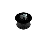 Three Tigers Under Moon Wild Predator Scene PopSockets Adhesive PopGrip
