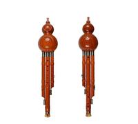 Three-tone Chinese Traditional Hulusi Flute Cupronickel Tube Detachable Bakelite Flauta Key Of BB With Case