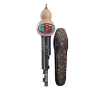 Three-tone Hulusi C Down B Cucurbit Flute Handmade Gourd Flute For Beginners Professional Playing Gourd Instrument