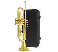 Three-tone Trumpet Instrument, Bugle, B Flat, Suitable For Beginners, Young Pioneers, And Professional Drum Horn Team (Color : 3)