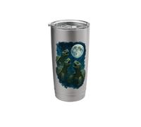 Three Tortoises Howling at The Moon 3 Turtle Moon Stainless Steel Insulated Tumbler