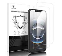 Three-Tree Screen Protector for iPhone 16e, Pack of 2 Tempered Glass, 9H Hardness, Anti-Scratch, Anti-Oil, Anti-Bubble Screen Protector for iPhone 16e