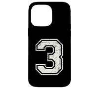 Three Trio Triple Treble Number Case for iPhone 14 Pro Max