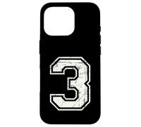 Three Trio Triple Treble Number Case for iPhone 16 Pro