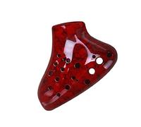 Three-tube AC Plastic Ocarina Three-tube Alto C-tune Plastic Anti-fall Student Ocarina Musical Instrument ocarina instrument (Blue，Green，Red)