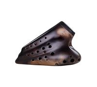Three-tube Alto C-tuned Ocarina Professional Performance Grade 3-tube AC-tuned Instrument Plain-fired Ocarina ocarina instrument (1)
