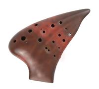 Three Tube Mid Tone C Tone Purple Clay Ocarina