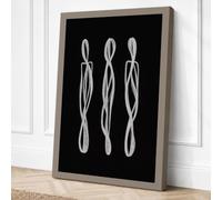 Three Twisted Strands Canvas Wall Art Print 18x12 Inch (46 x 30 cm)