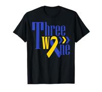 Three Two One World Down Syndrome Awareness Day Three Arrows T-Shirt