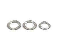 Three Wave Washer Carbon Steel 304 Stainless Steel Black M3-M34 10-50pcs Pack(304 Stainless Steel,50pcs M5x10)