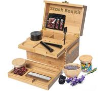 Three Way Cut Stash Box With Lock