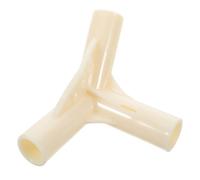 Three Way Tent Pole Connector Plastic Tee Joint White for Canopy Frames