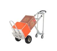 Three Way Truck; Fixed/Swivel Wheels; Aluminium; 350kg; Silver