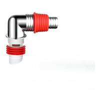 Three Way Washing Machine Drain Pipe Adapter With Magnetic Scent Proof Seal For 40mm 50mm Pipes And Floor Drains Red Abs Plastic Anti Overflow Splitter Connector Kit(C)